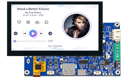 4.3-inch smart display module