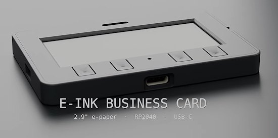 E-Ink Business Card